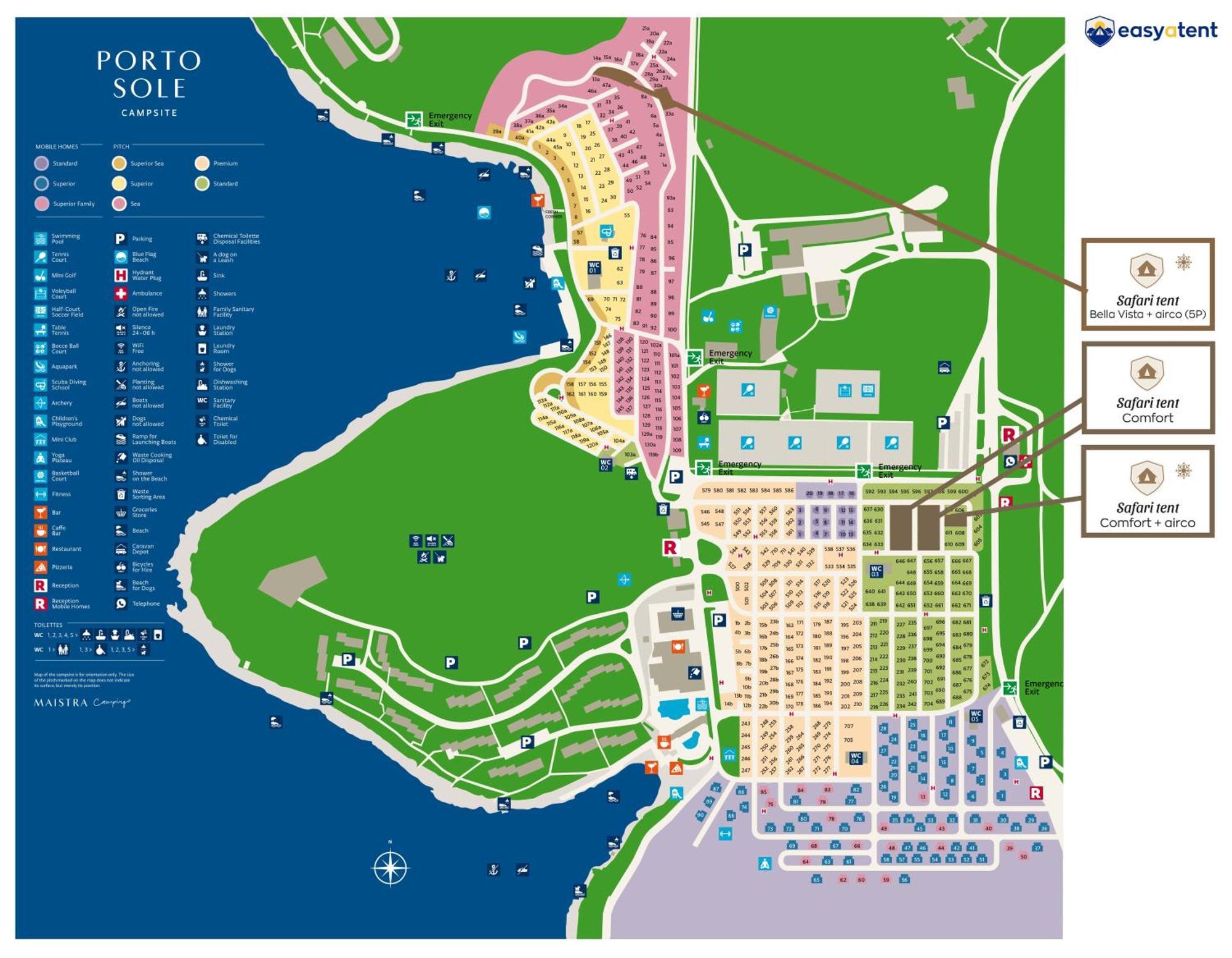 ורסאר Easyatent Camping Porto Sole מראה חיצוני תמונה